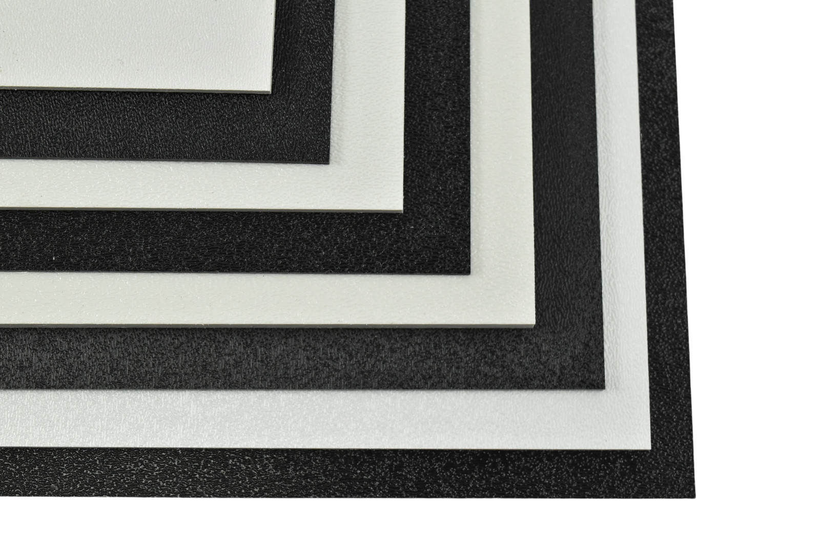 BuyPlastic Black ABS (Haircell Texture) Plastic Sheet  3/16