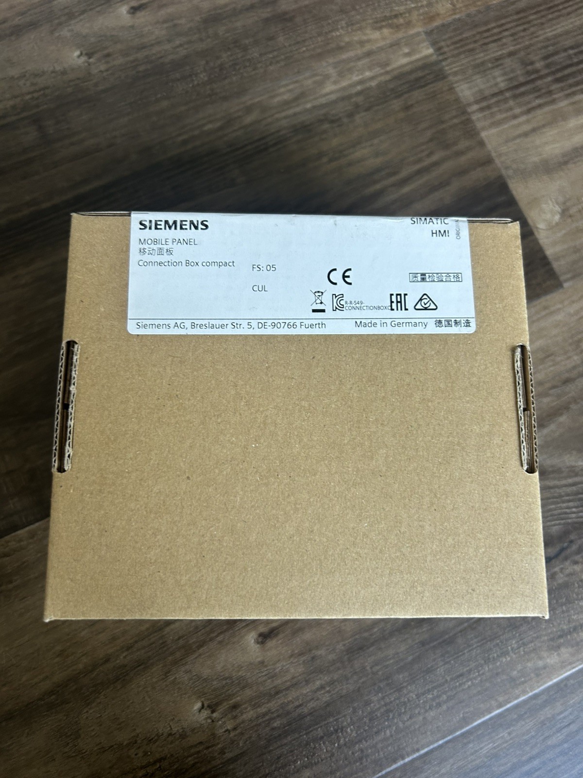 Siemens SIMATIC HMI Mobile Panel Connection Box 6AV2125-2AE03-0AX0