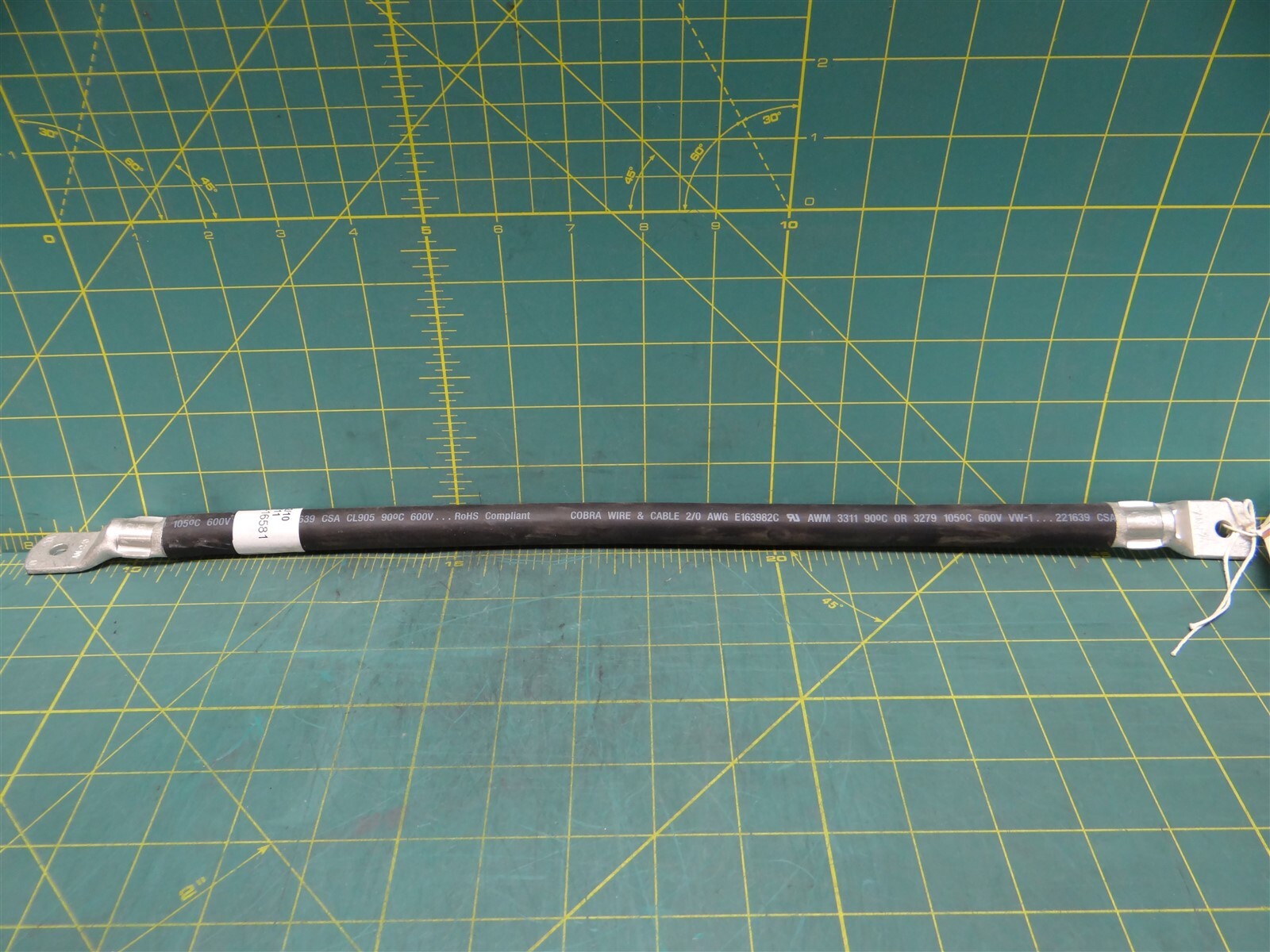 Cobra Wire & Cable 2/0 AWG E163982K AWM 3311 90°C or 3279 105°C 600V VW ...