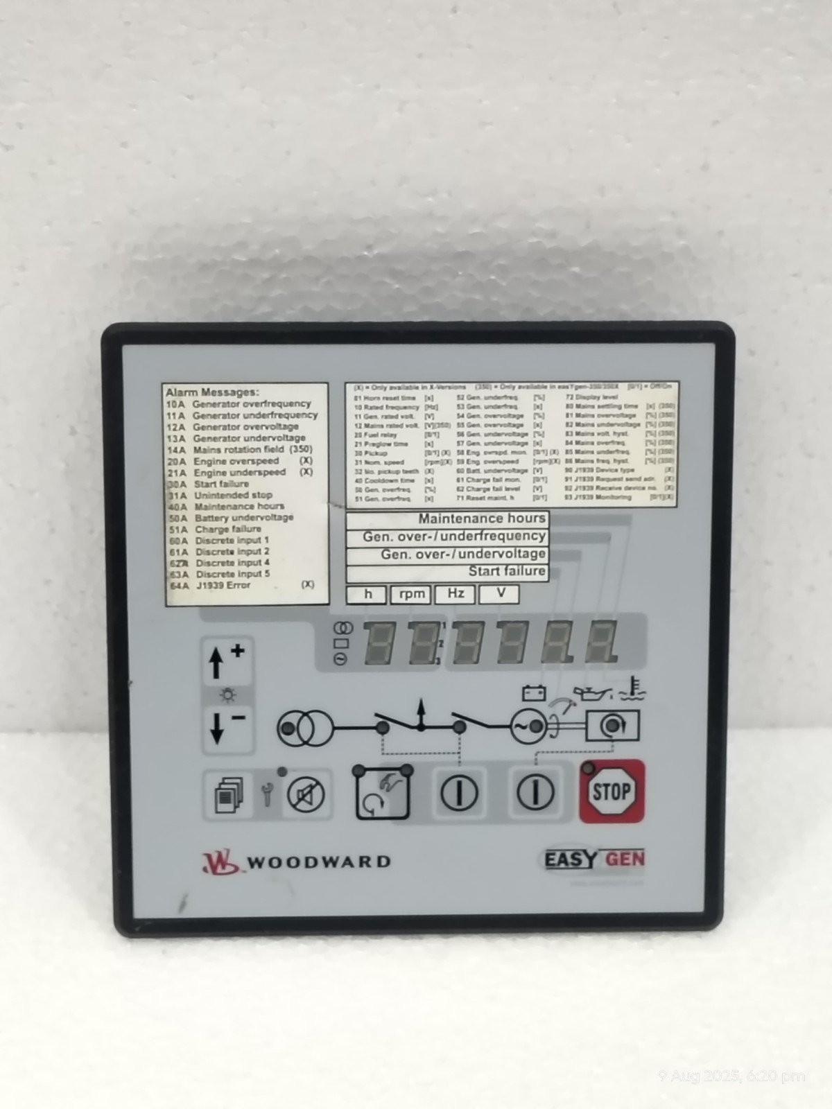 WOODWARD 8440-1799 EASYGEN-350 REV: NEW Sell For Parts