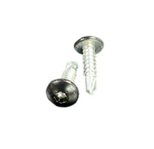 100x - #10 x Black 3/4 Inch Self Tapping Sheet Metal Screws picture