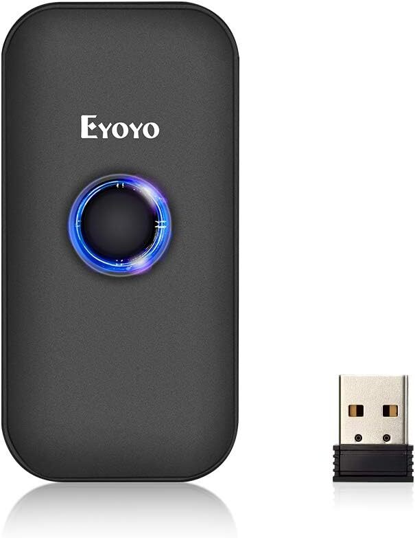 Eyoyo 3IN1 2.4G Wireless Bluetooth & Wired Laser Barcode Scanner Barcode Reader