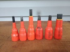 Cementex 6pc Hex 1/4,5/16(2), 3/8(2),9/16 Insulated Socket Set, 1/2