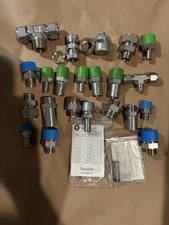 Swagelok SSP Cajon Stainless Fittings Check Valve Parts Lot Mostly NOS picture