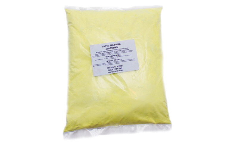 Sulfur Powder 10lb Bag - Commercial Grade