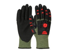 6 PAIRS PIP G-Tek Impact Series Cut Resistant PolyKor Gloves XXL/11 16-MP935/XXL picture