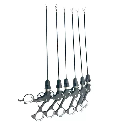 Laparoscopy GrasperSet Of 6 Laparoscopic Surgical Instruments 5mmx330mm New Set.