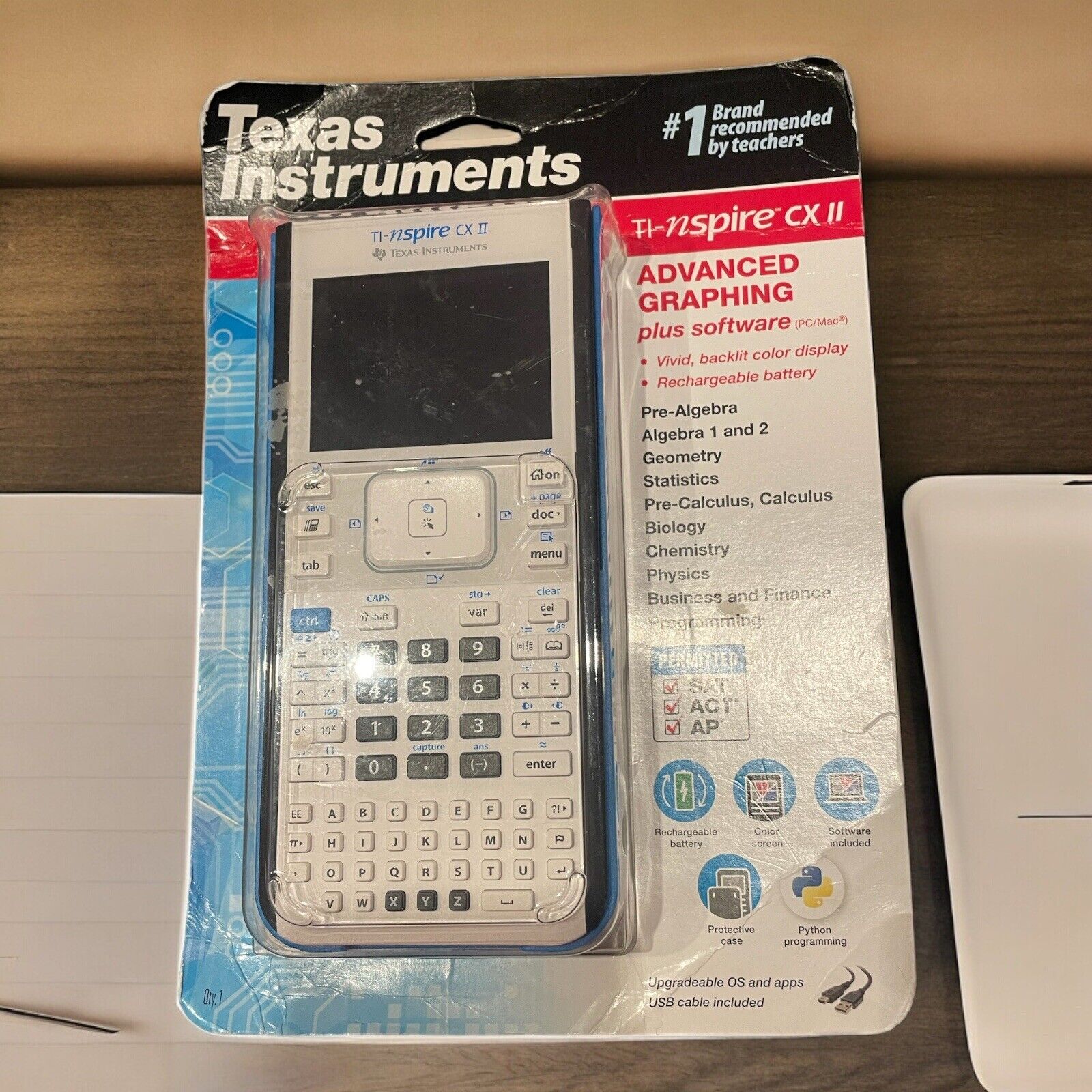 TEXAS INSTRUMENTS - TI-Nspire CX II Advanced Graphing Calculator