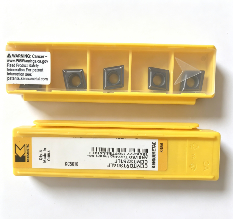 Kennametal CCMT09T304LF KC5010 CCMT3251LF Carbide Turning Inserts 10Pcs US Stock