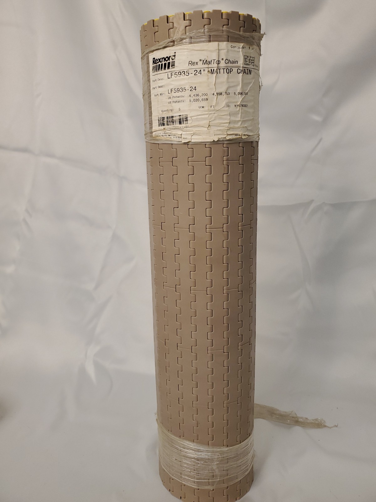 Rexnord LF5935-24IN/5FT MATTOP CHAIN