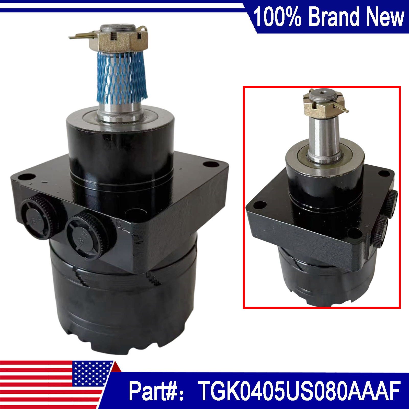 New Hydraulic Wheel Motor Fits For Ditch Witch 150-7137 TGK0405US080AAAF