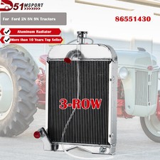 3 Row Aluminum Radiator Fits For Ford 2N 8N 9N Tractors  8N8005 86551430 picture