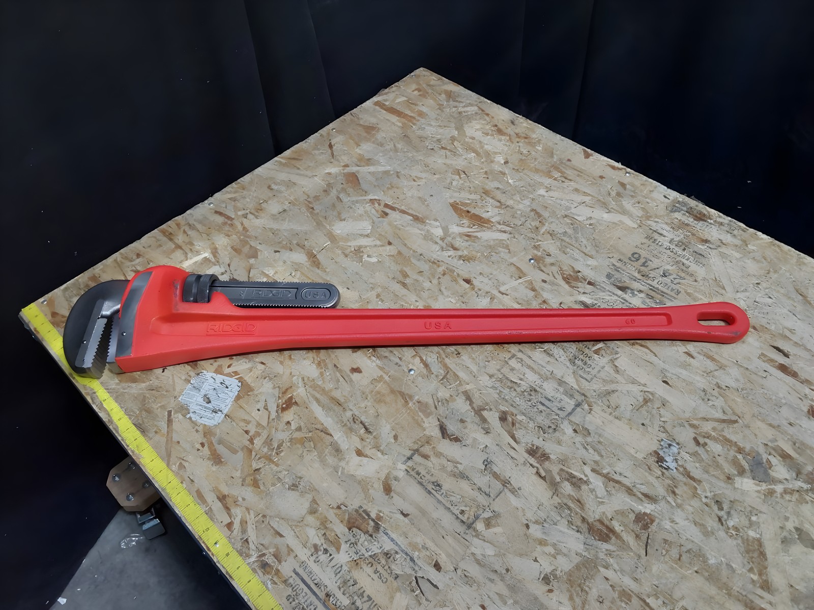 RIDGID Model 60 Heavy Duty Straight Pipe Wrench USA