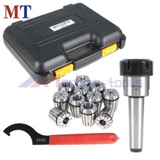 MT3 Shank With 11 Pack ER32 Collet Set ER32 Chuck & Spanner For Milling Machine picture