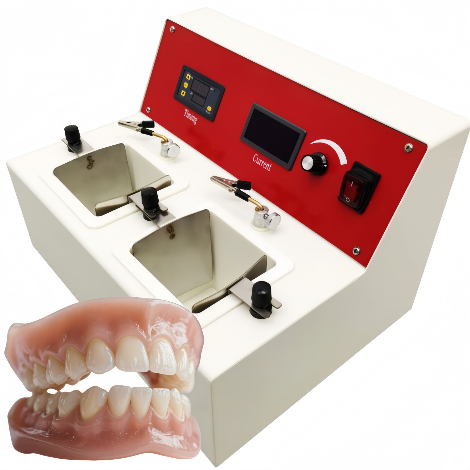 110V Double Slot  Electrolytic Polishing Machine 2 Electrolytic Cells