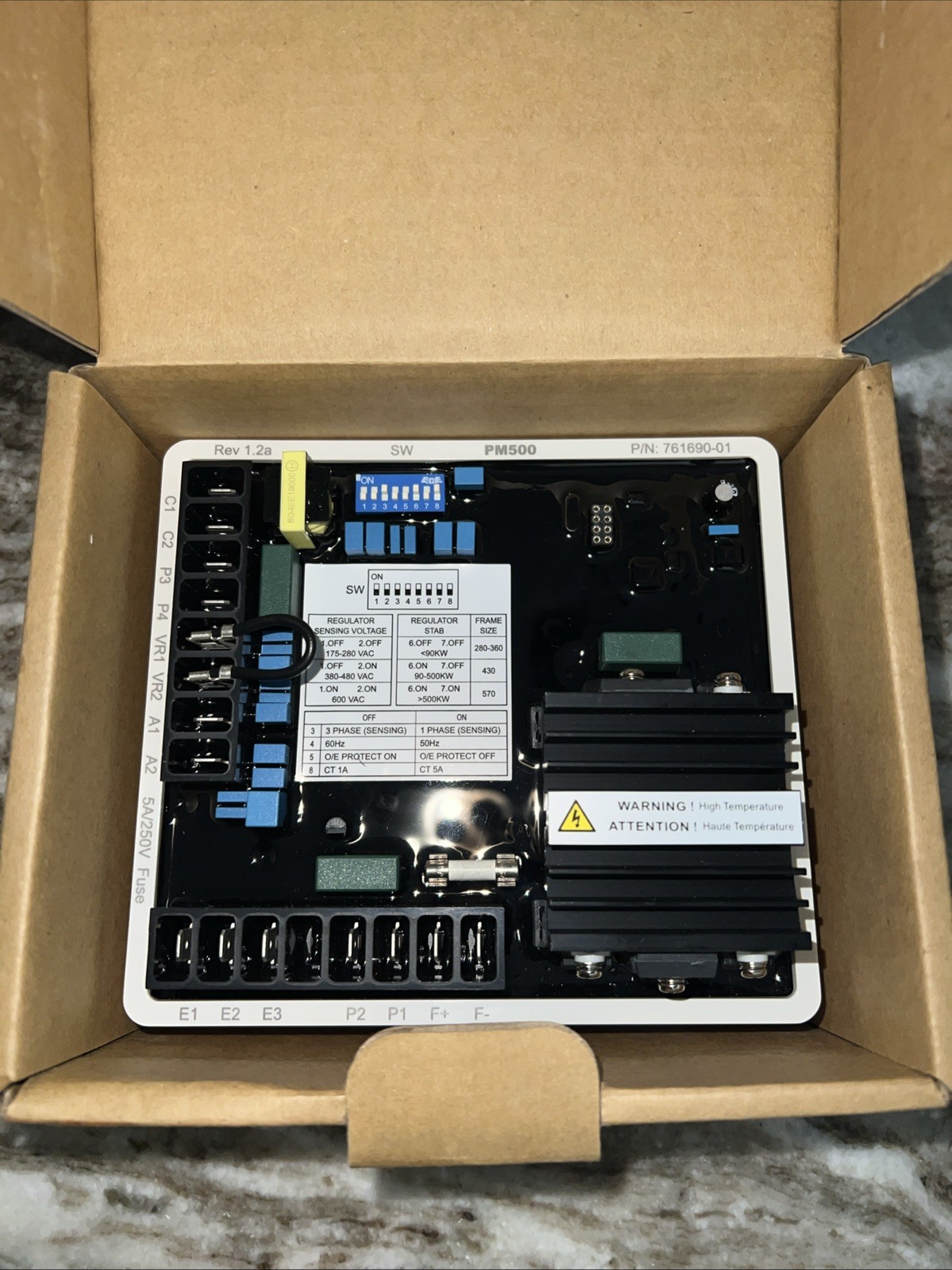Marathon 761690-01 AVR PM500 Automatic Voltage Regulator Replacement