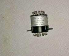 Relay 12 pole double throw 2 amp 28 Volt DC coil Micropoise Part # 646-6100 picture