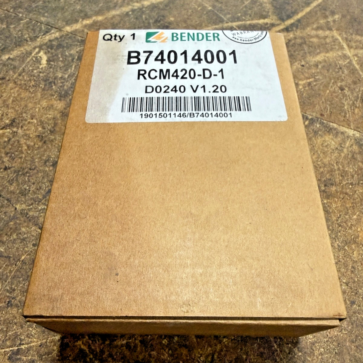 BENDER RCM420-D-1 B74014001 (NEW)
