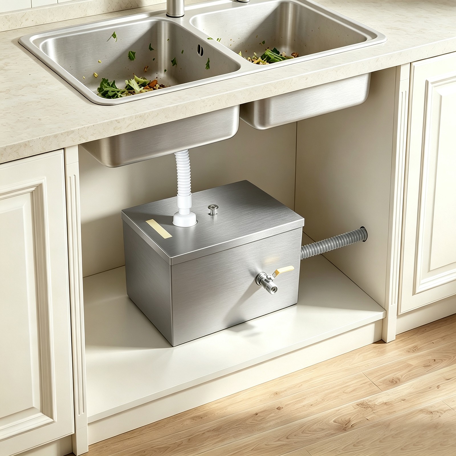 Commercial Grease Interceptor Grease Trap Stainless Under Sink Grease Trap US Commercial Grease Interceptor Grease Trap Stainless Under Sink Grease Trap US