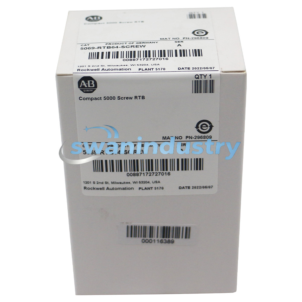 NEW Allen-Bradley 5069-RTB64-SCREW 5069 Compact I/O Power terminal RTB kit