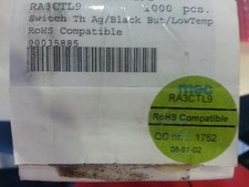 NEW 1000PCS BOX RA3CTL9 3CTL9 MEC SWITCH Ag/Black RoHS picture