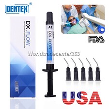 DX.FLOW DENTEX Dental Flowable Light Cure Composite Resin Medium Flow A1 3g/pcs picture