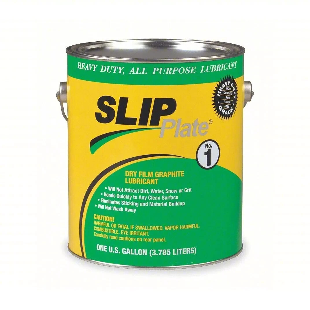 Slip Plate 1 Gallon Graphite Dry Film Lubricant Slip1-4X1g NEW