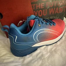 Wolverine DASH Blue/Red Lace-Up Low Top Workwear Shoes Women’s 9 Men’s 7.5 picture