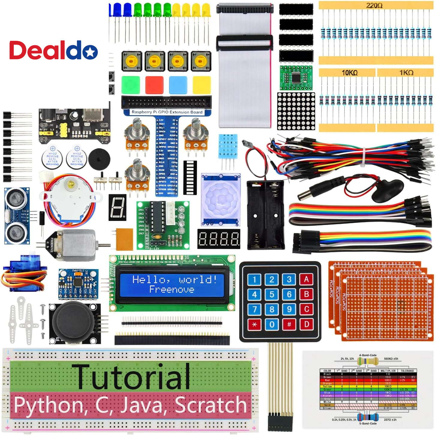 Raspberry Pi Starter Kit 223 Items 128 Projects Python C Java Scratch Raspberry Pi Starter Kit 223 Items 128 Projects Python C Java Scratch
