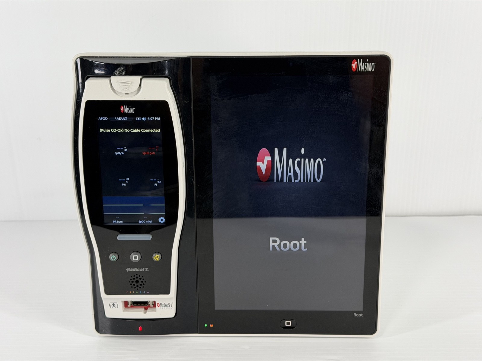 Masimo Root Patient Monitor Docking Station Radical 7 Handheld Pulse Oximeter