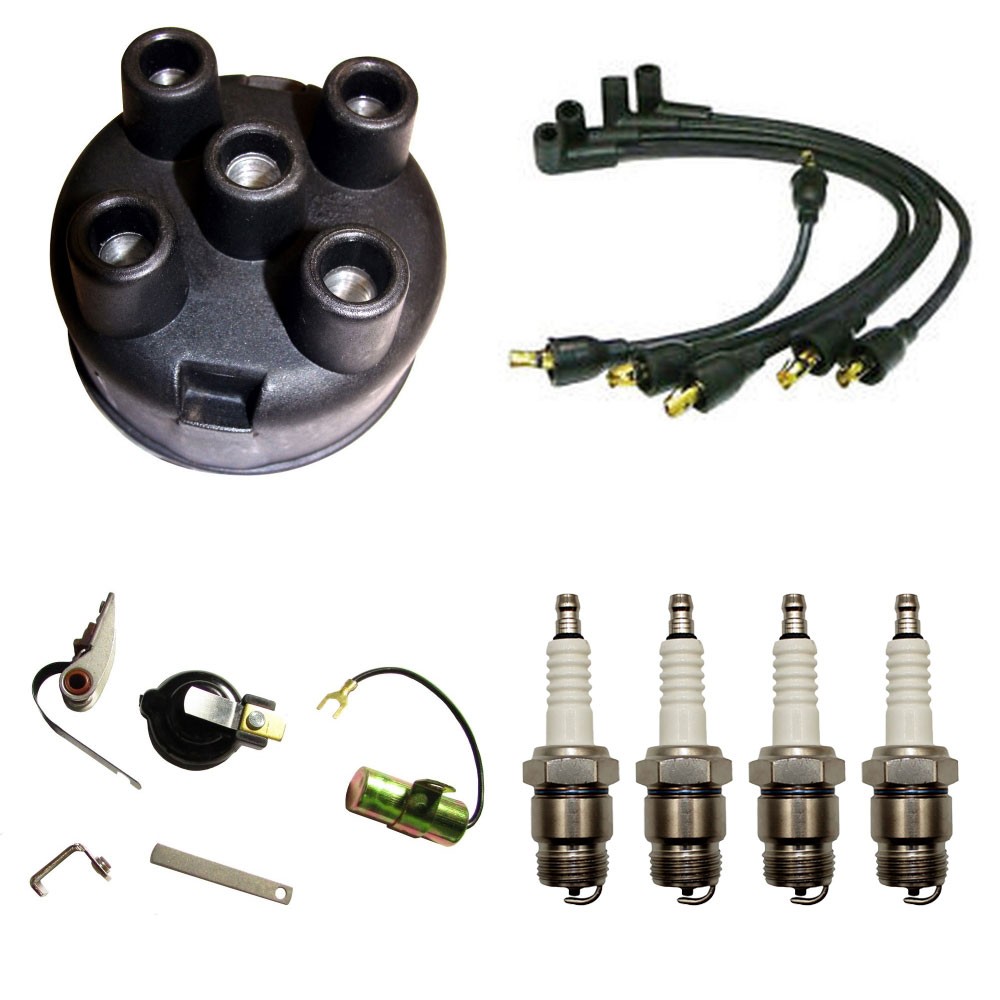 R1949 Ignition Tune Up Kit Cap Wires Plugs Points For Farmall A B C H M Cub 140