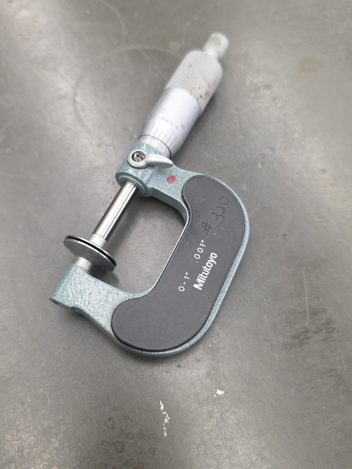 Mitutoyo Outside Disc/Flange Micrometer, 0-1