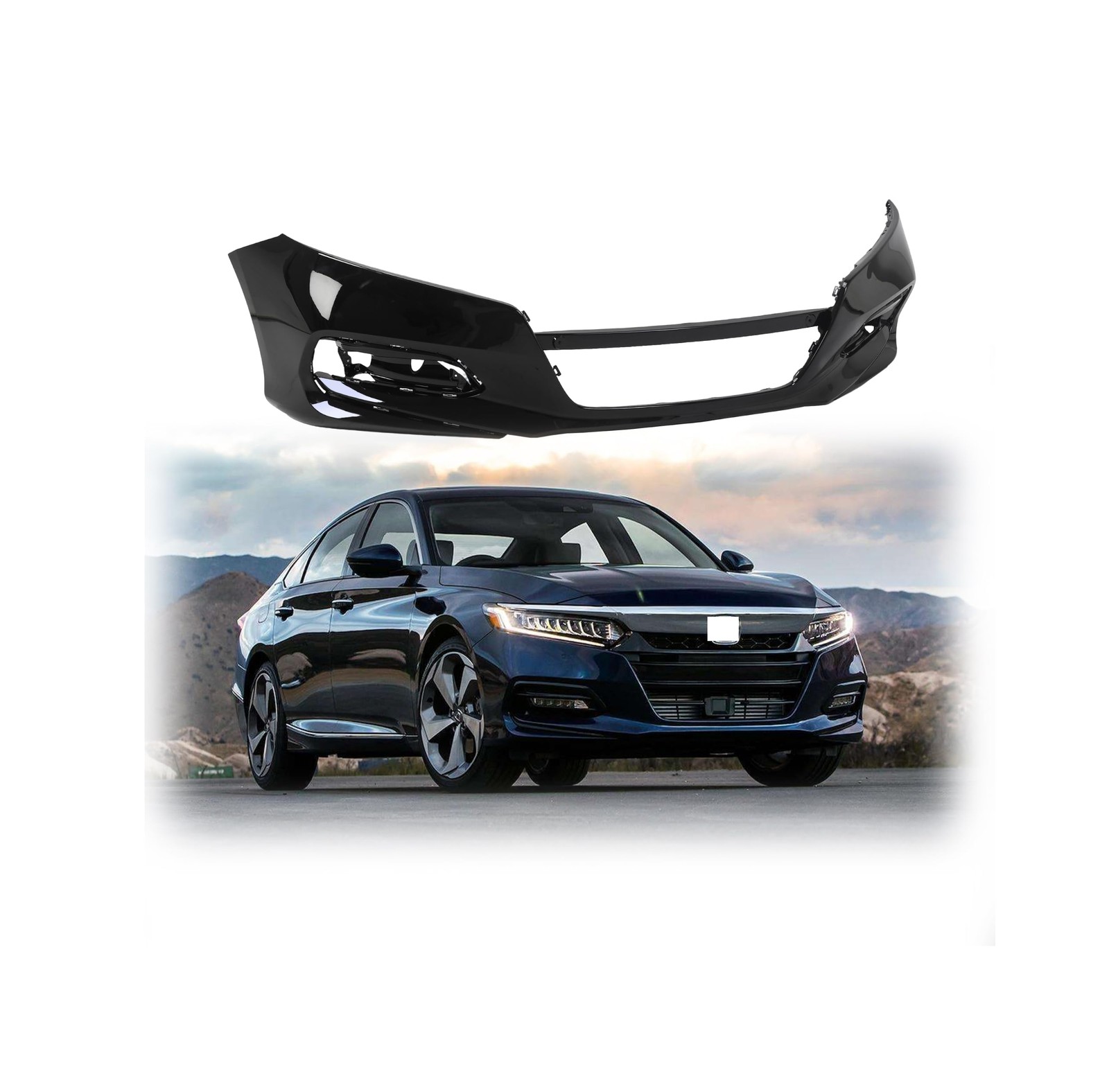 Painted Front Bumper Replacement for 2018-2020 Honda Accord
