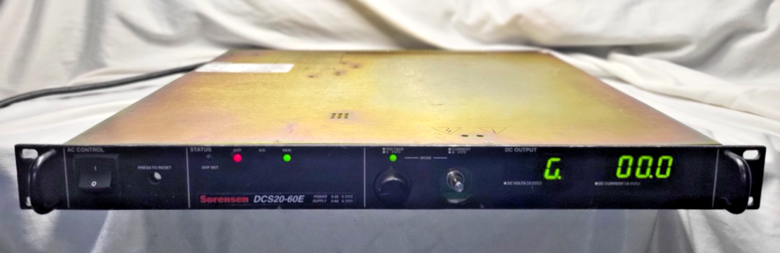 Sorensen DCS20-60E DC Power Supply Rack Unit 0-20V/0-60A  DCS20-60EM1