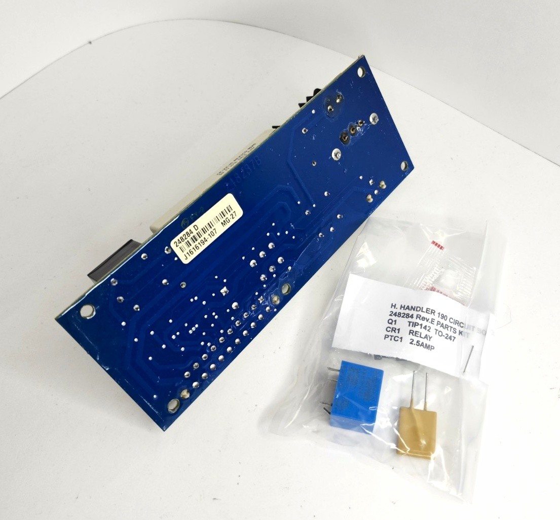 Hobart HANDLER 190 PCB 248284 D J1615194-107 Single-Sided 277VAC Parts Kit