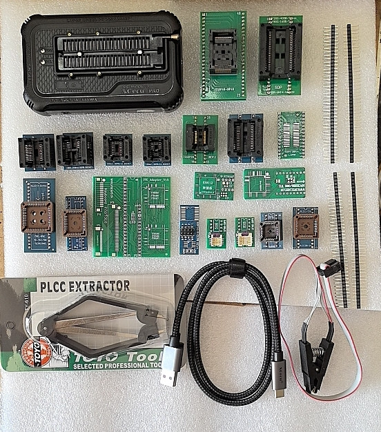 T76 Programmer+21 Adapters Support Eprom ISP BGA Socket Tester Clip Socket XGecu T76 Programmer+21 Adapters Support Eprom ISP BGA Socket Tester Clip Socket XGecu