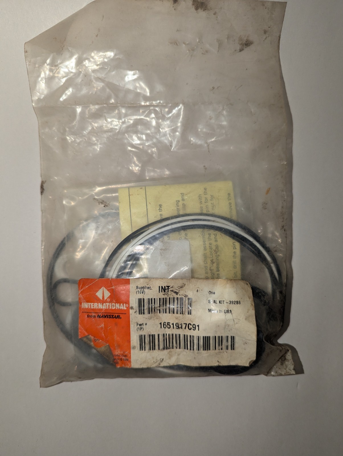 OEM International 1651917C91 Seal Kit NOS SEALED  