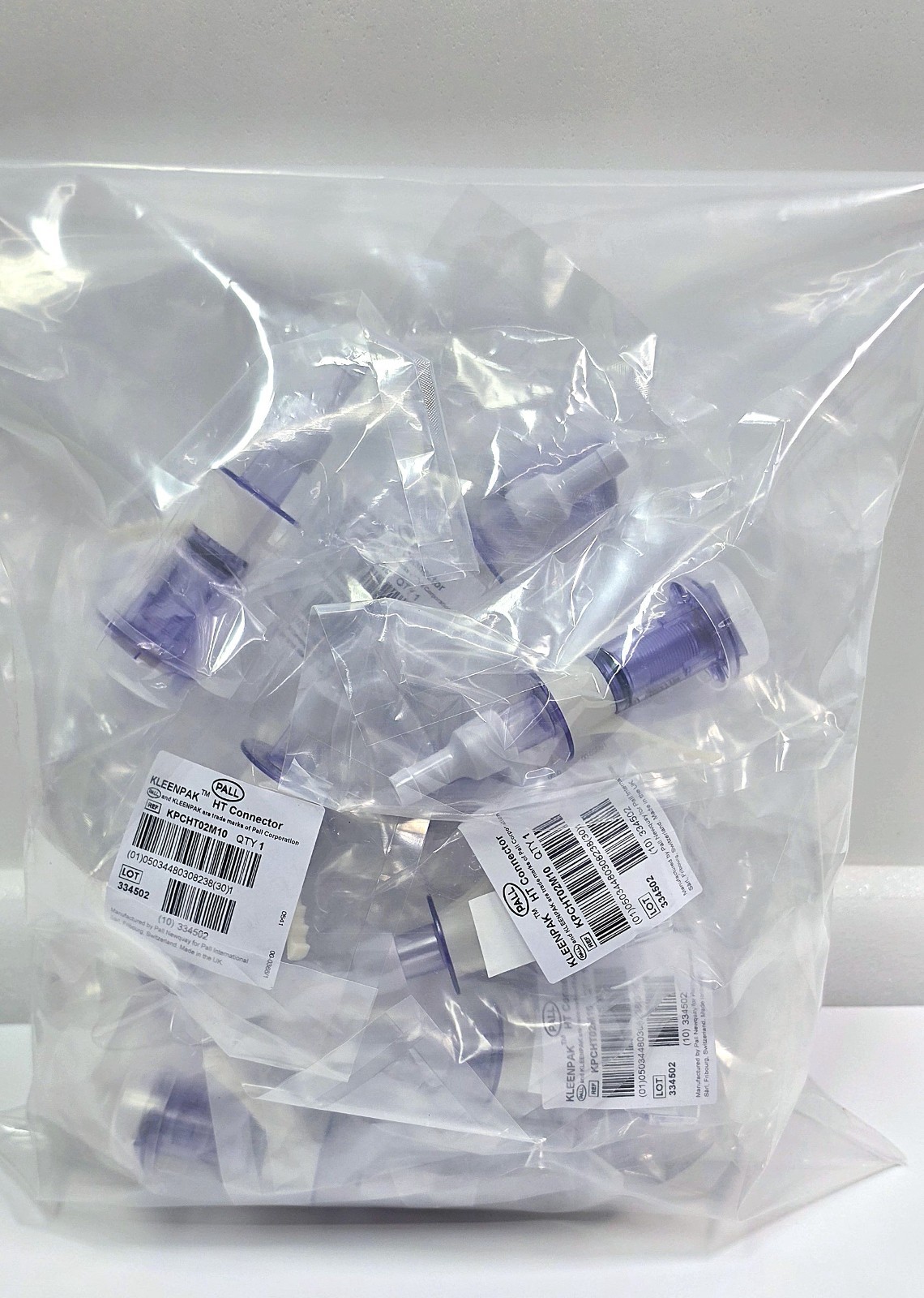 Cytiva/Pall KPCHT02M10 sterile connectors, LOT of 23 Individual packs