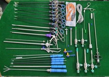 34pc Laparoscopic Surgery Set 5x330mm Laparoscopy Endoscopy Surgical Instruments picture