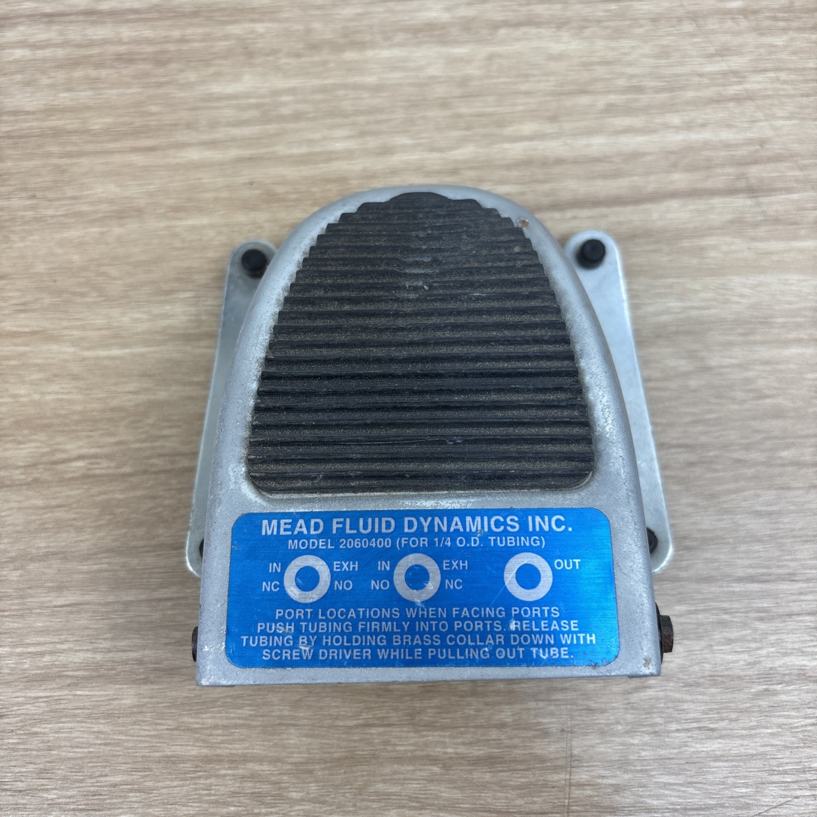 NOS 2060400 MEAD FLUID DYNAMICS FOOT PEDAL 1/4\