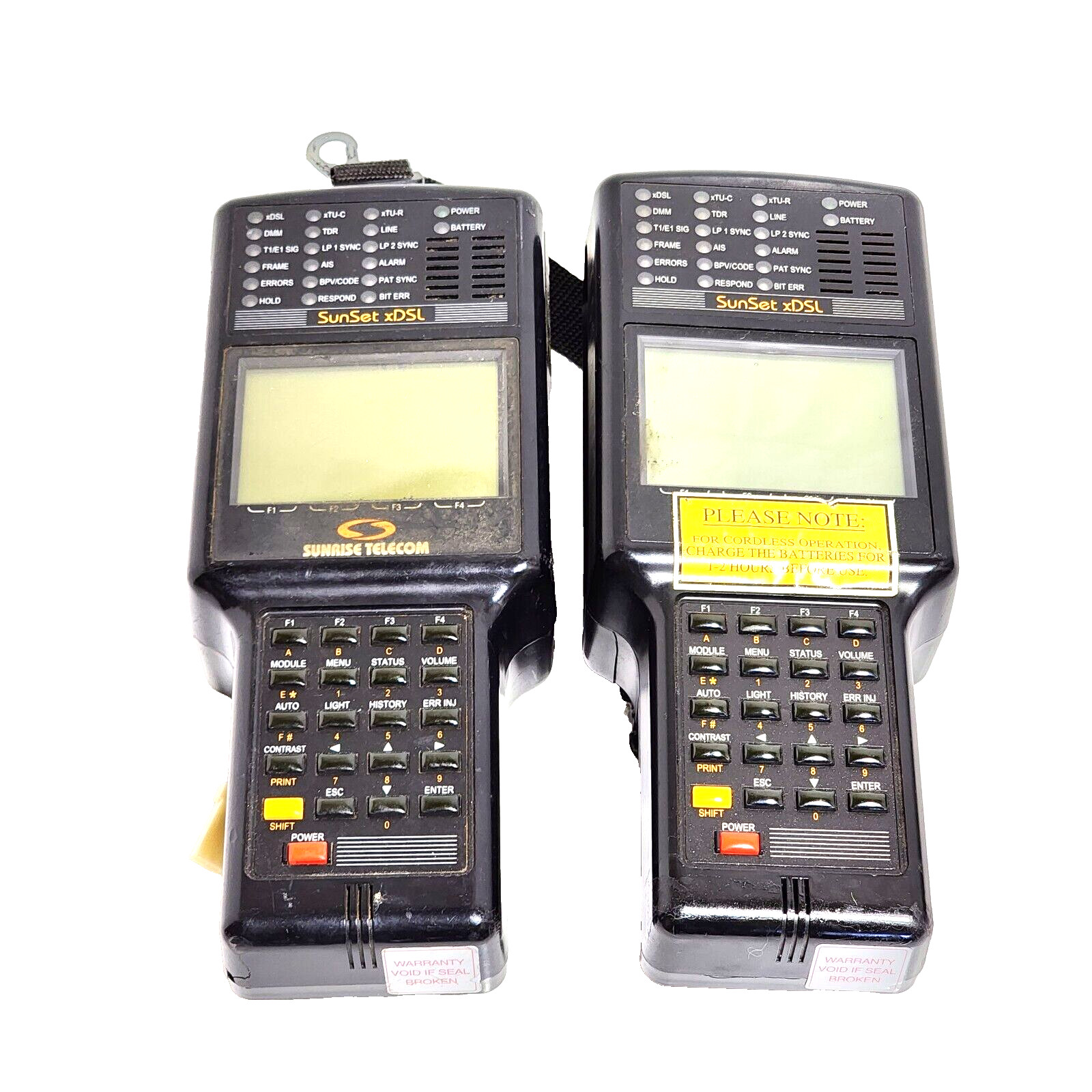 Sunrise Telecom SunSet xDSL LOT of 2 Do not power on SOLD AS-IS .