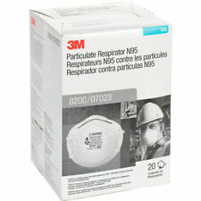 NEW 3M 8200 N95 Disposable Particulate Respirator Protection Mask NIOSH Approved picture