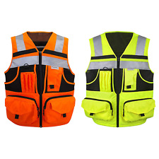 3M High-Visibility Reflective Safety Vest, Multi-Pocket, Unisex Durable M to 7X picture