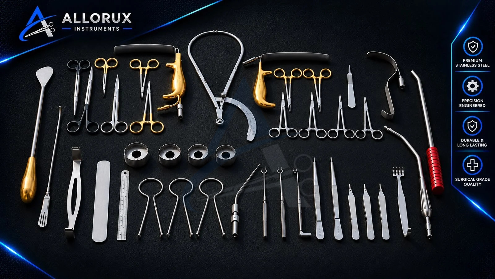 Breast Augmentation Set Of 40 Pcs Plastic Surgery Surgical Instrument