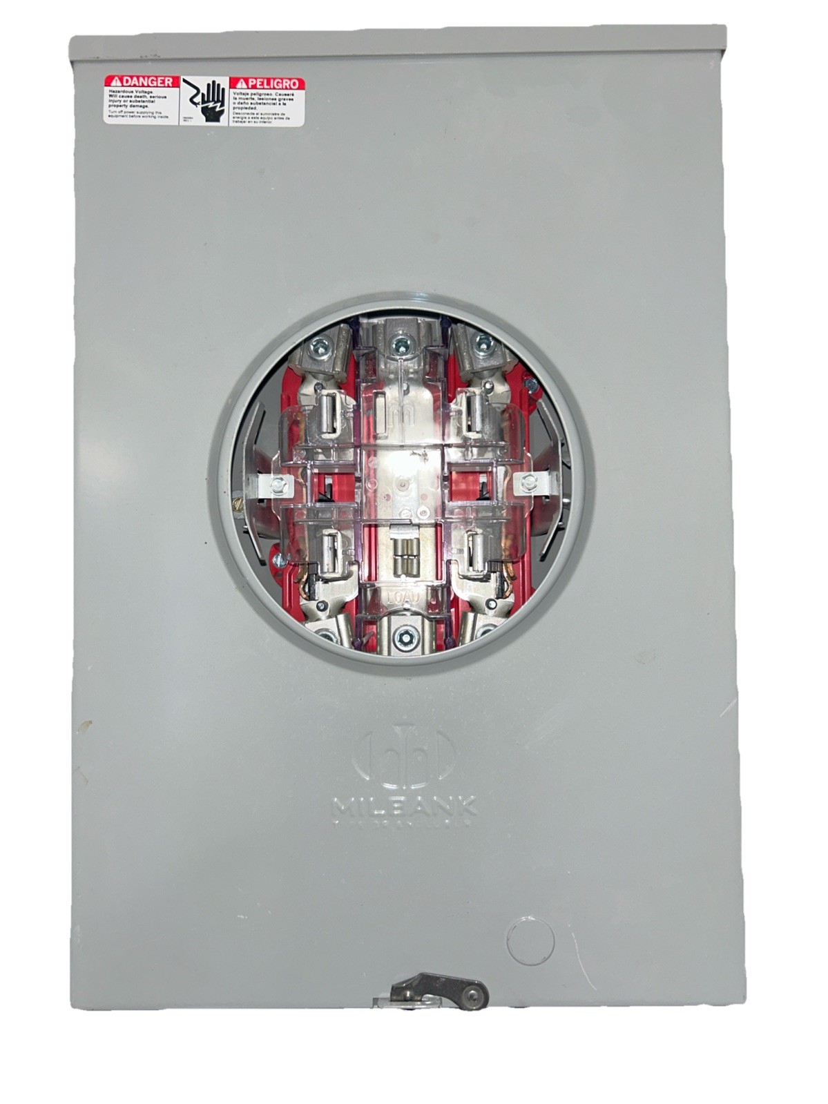 Milbank Series 9500L 200 Amp 600 Volt 1Ph/3Ph 3W NEMA 3R Meter Socket