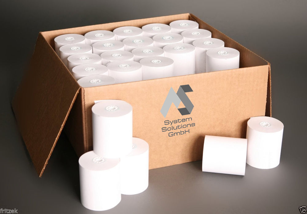 50 x EPSON IBM BIXOLON RECEIPT ROLLS 80 x80 x12 THERMAL ROLLS IMMEDIATE DISPATCH