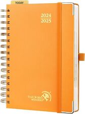 POPRUN Daily Planner 2024-2025 One Page A Day - [Spiral Hardcover] Academic Cale picture