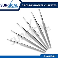 6 Meyhoefer Chalazion Curette Surgical Medical ENT Instruments 5
