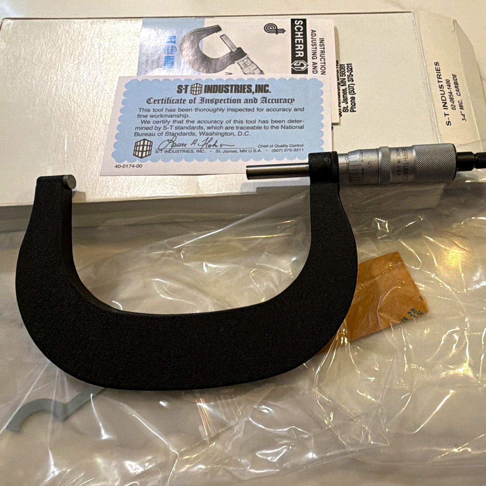 Scherr-Tumico Outside Micrometer 3–4