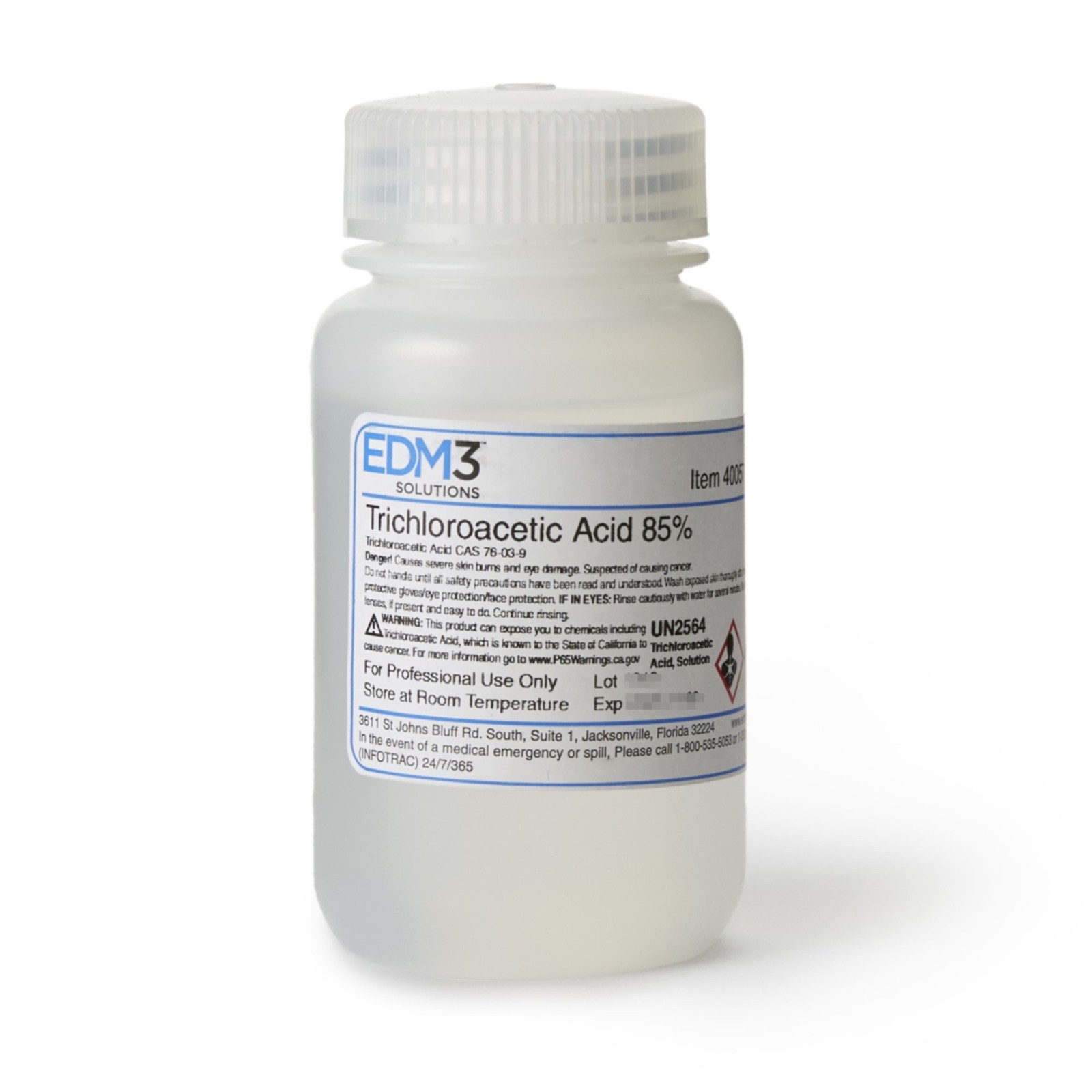 Histology Reagent Trichloroacetic Acid ACS Grade 85% 4 oz. | 400572 Histology Reagent Trichloroacetic Acid ACS Grade 85% 4 oz. | 400572